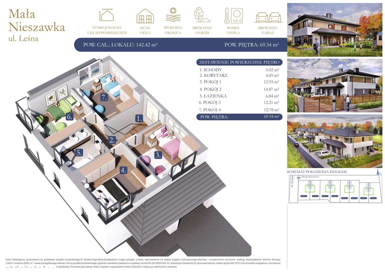Dla Developera, 8 działek, Toruń, Mała Nieszawka, ul. Leśna - Pełny obrazek: 5/14