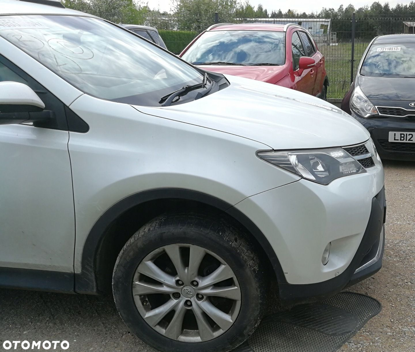 Maska zderzak błotnik przód kompletny 070 Perła Toyota RAV-4 RAV4 IV 13-15 - 3