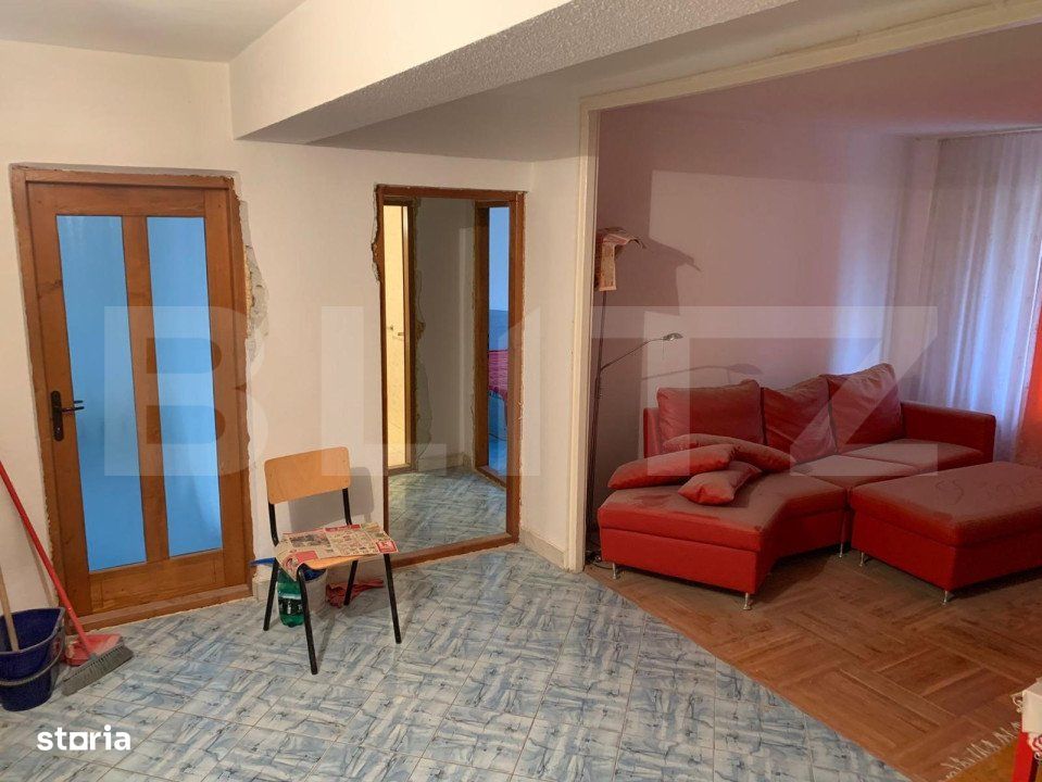 Apartament 4 camere, 91mp, 2 bai, zona Cetate, etaj 1, garaj+boxa