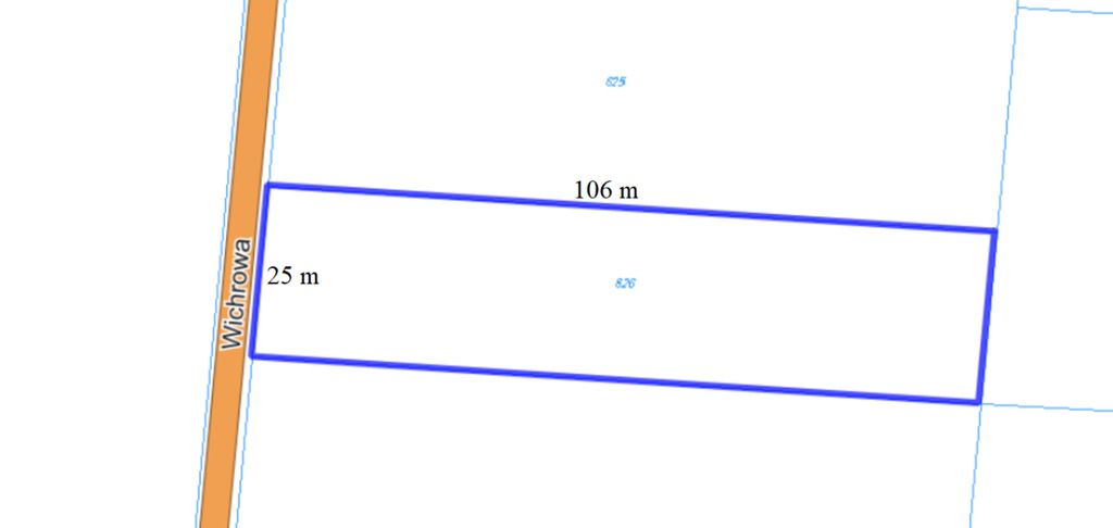 Działka przy ul. Wichrowej/Studzianki