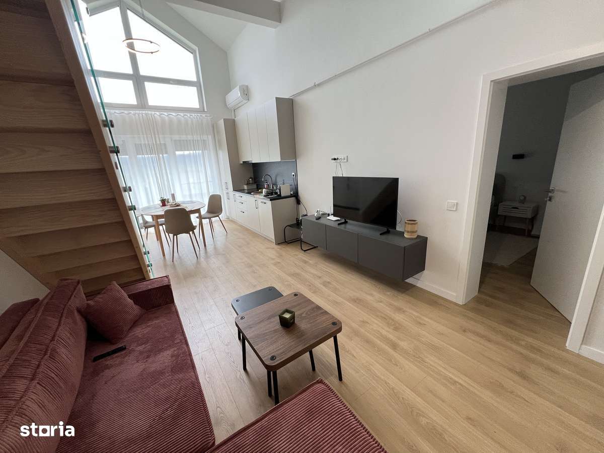 Penthouse mobilat utilat, 2 terase, priveliste spre munti!-3