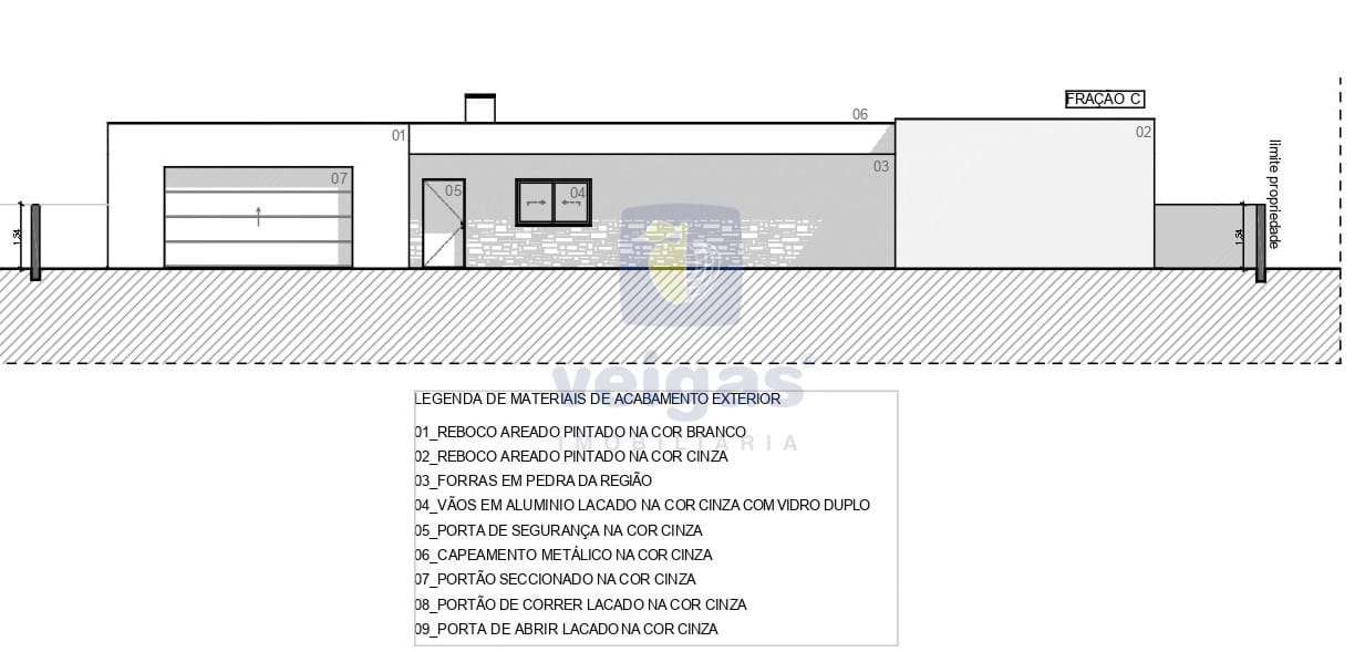 Moradia T3 térrea isolada nova com piscina em Pataias, a 10 km da Naza-12