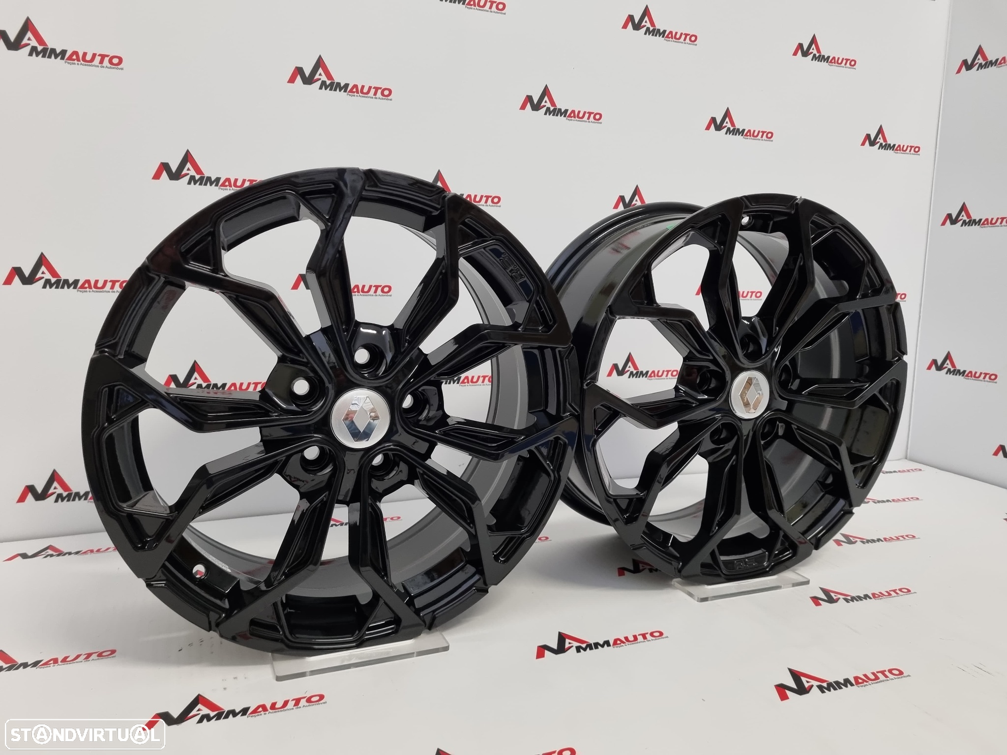 Jantes Renault Megane RS Preto Brilho 17 - 2