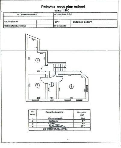 Vanzare casa renovata 7 camere teren 99mp Stirbei Voda metrou Eroilor-18