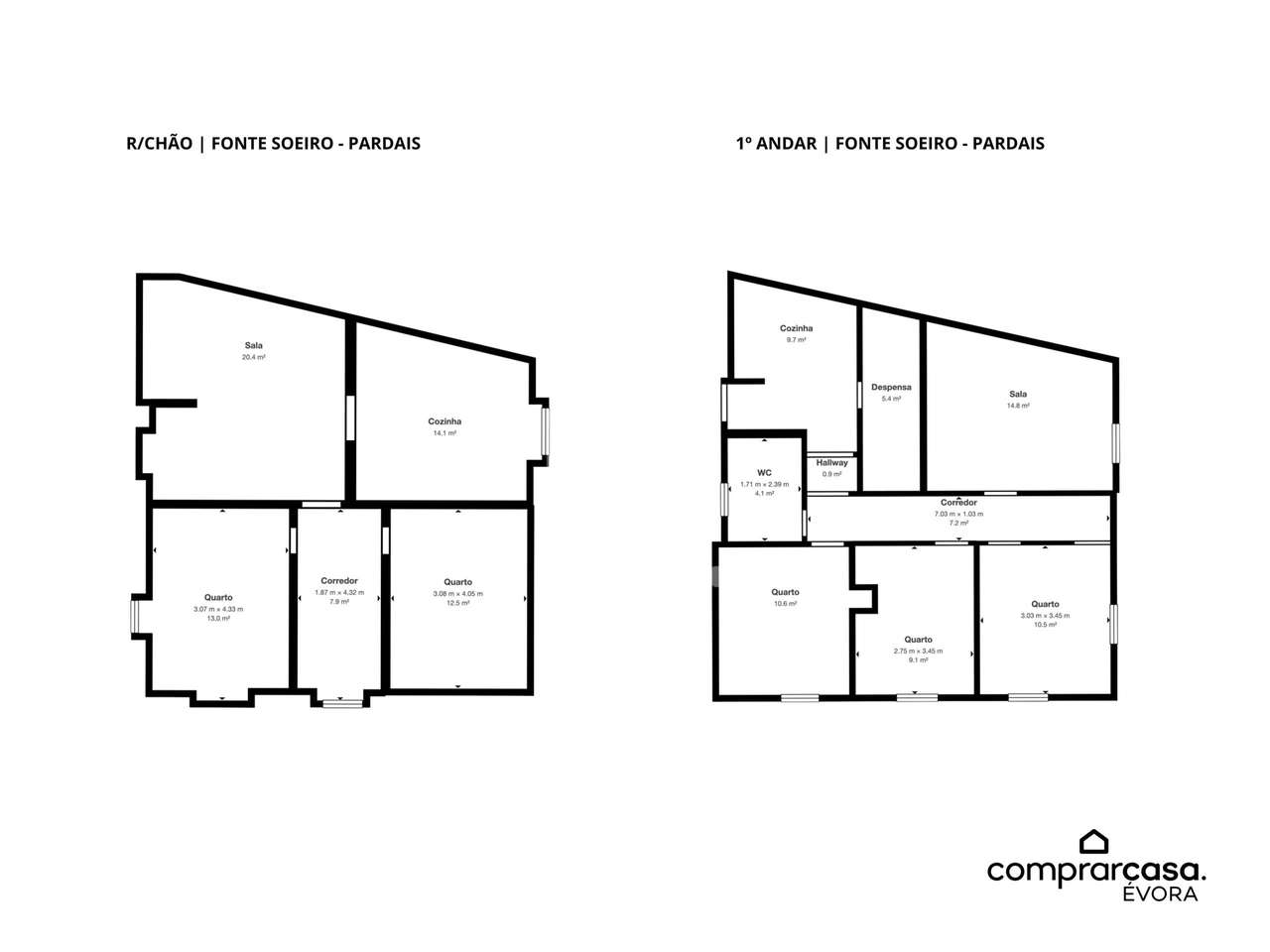 Prédio com 2 Moradias Independentes para Reabilitação com Quintal em F - Grande imagem: 5/41