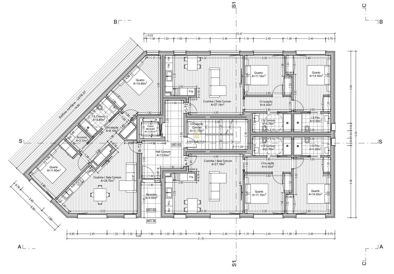 Apartamento T2 Venda em Rio de Loba,Viseu - Grande imagem: 3/4