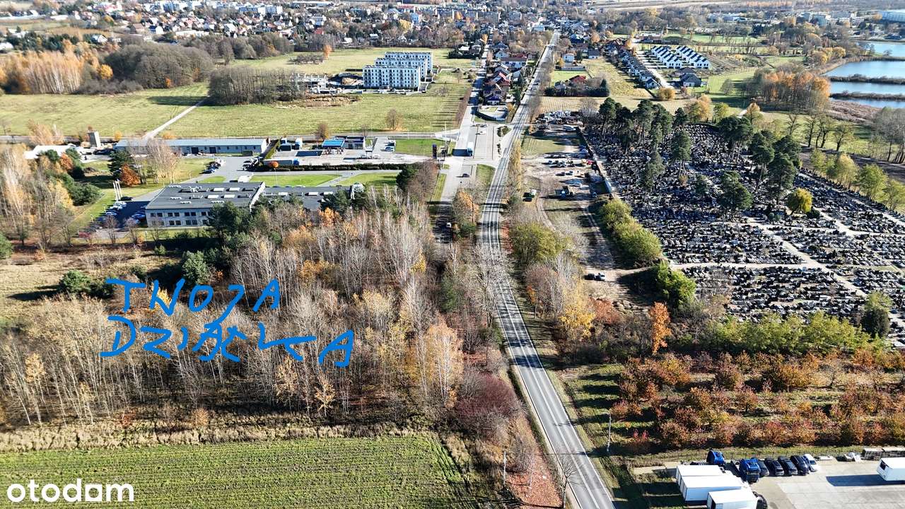 Grunt pod produkcję i usługi na wjeździe do Tarczyna, niecałe 2km odS7 - Pełny obrazek: 2/16