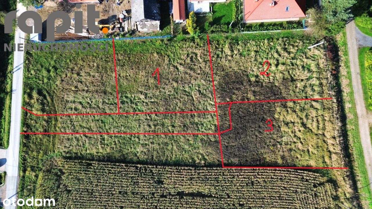 Niezdów gm. Dobczyce - 3 działki budowlano-usługowe-0