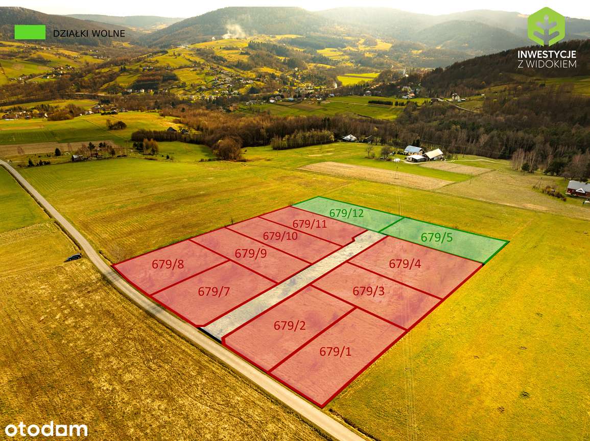 5 km od Gorlic. Ostatnie dwie działki! - Pełny obrazek: 2/11