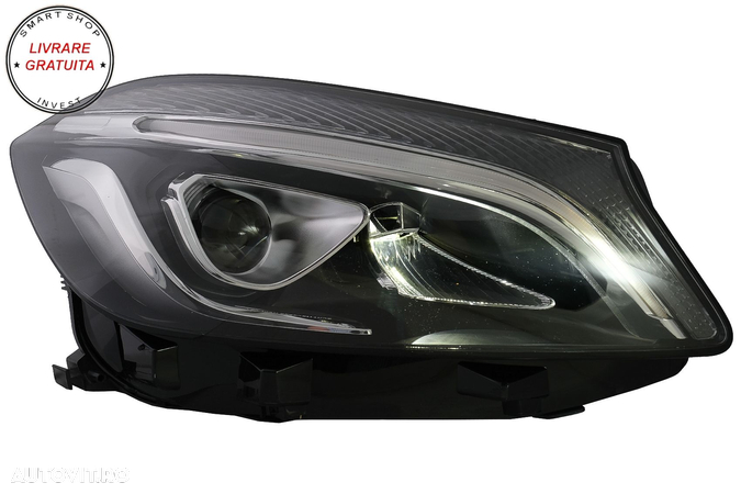 Faruri Full LED Mercedes A-Class W176 (2012-2018) doar pentru Halogen- livrare gratuita - 7
