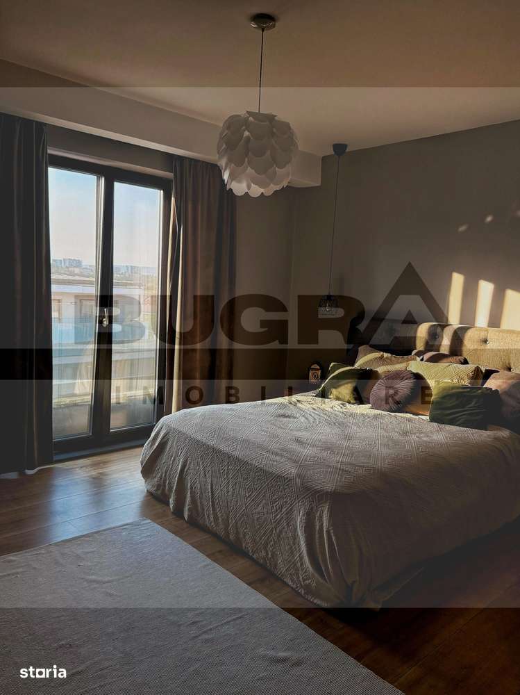 Penthouse ultrafinisat 120mp, 2 parcari, terasa 45mp, cartier Borhanci - Imagine principală: 4/9