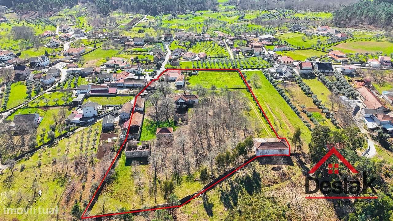 Quinta T6 com 10.500m² de terreno para venda no Sátão - Grande imagem: 3/33