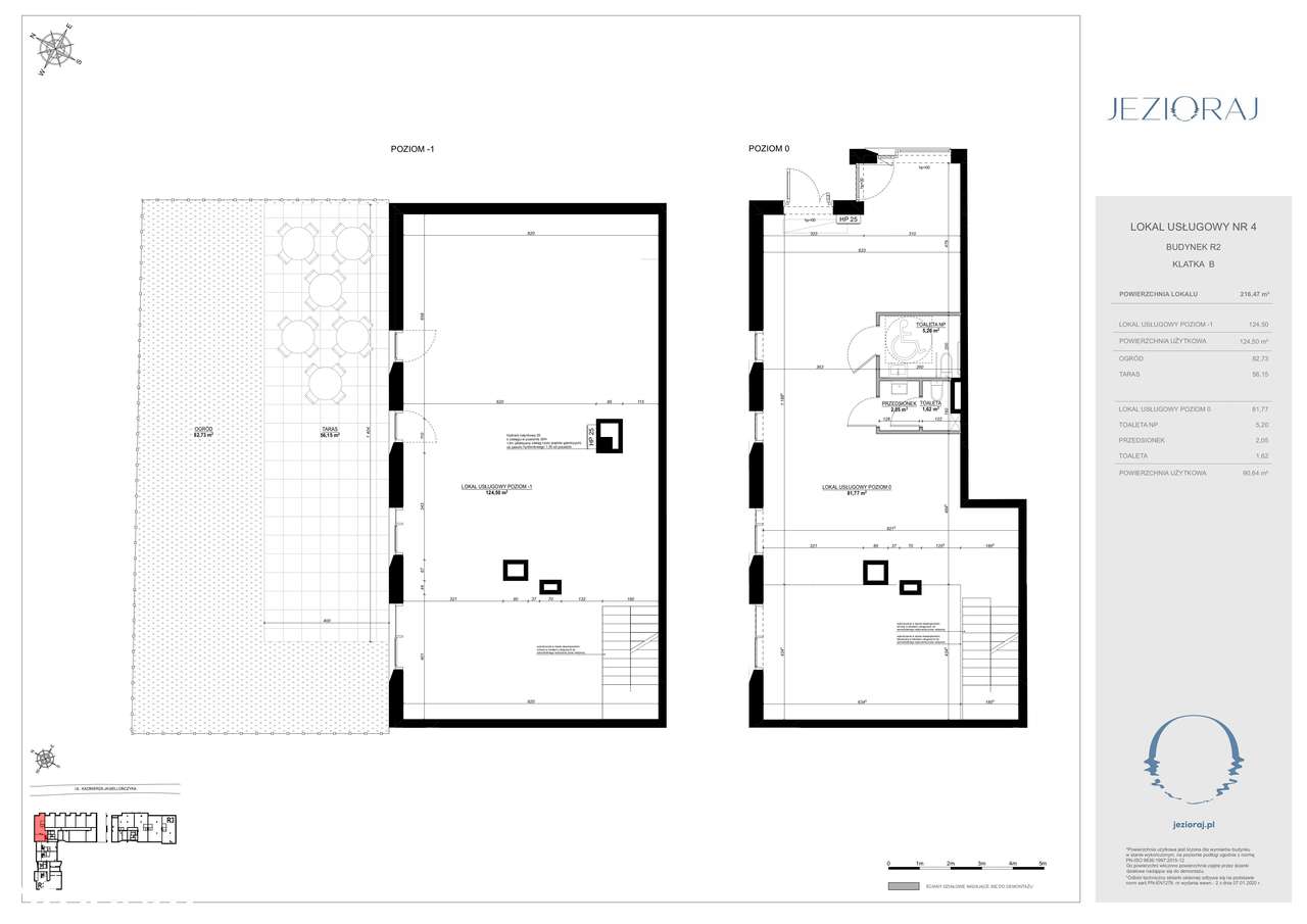 NOWE LOKALE  JEDNO I DWUKONDYGNACYJNE | 94–216 m²| UL. JAGIELLOŃCZYKA-18