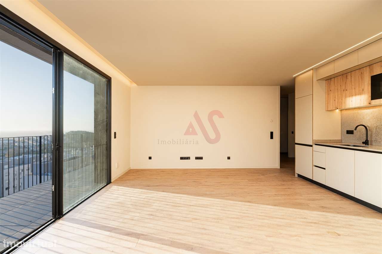 Apartamento T2 Inserido No Empreendimento Santos Silva Em Vila Nova De