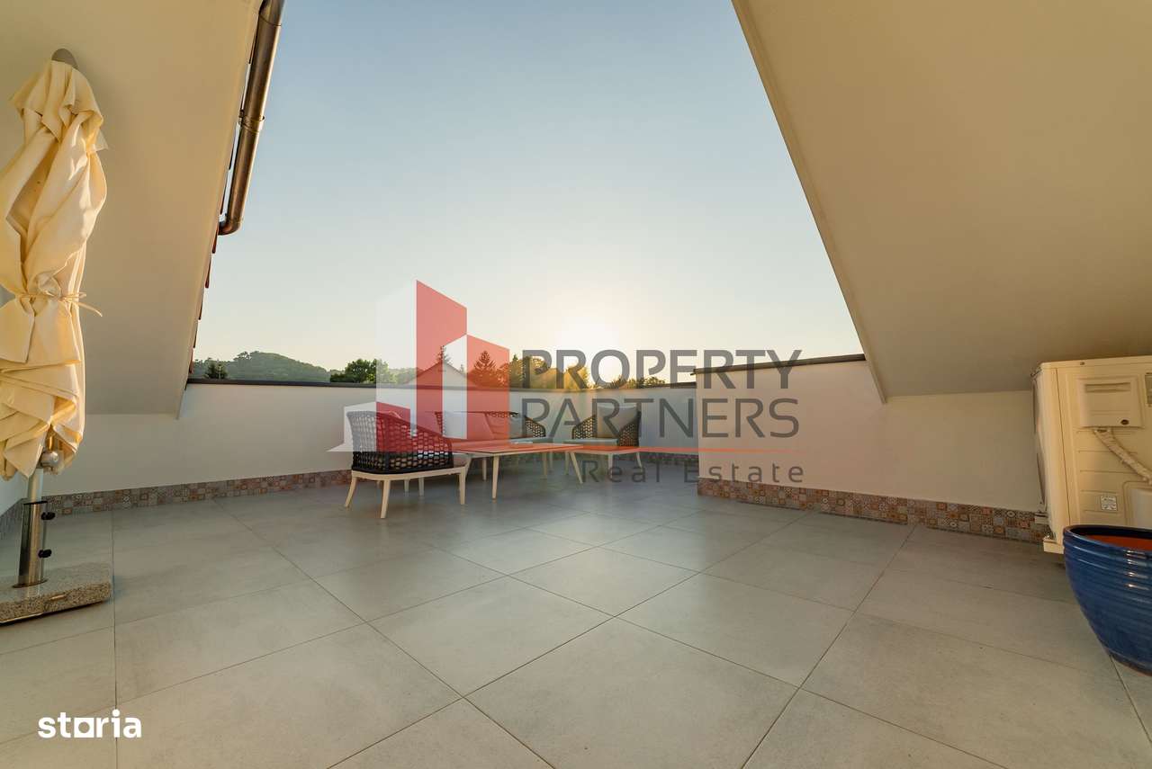 Apartament Duplex Elegant cu Terasă Panoramică – Dealul Cetății, Brașo-18