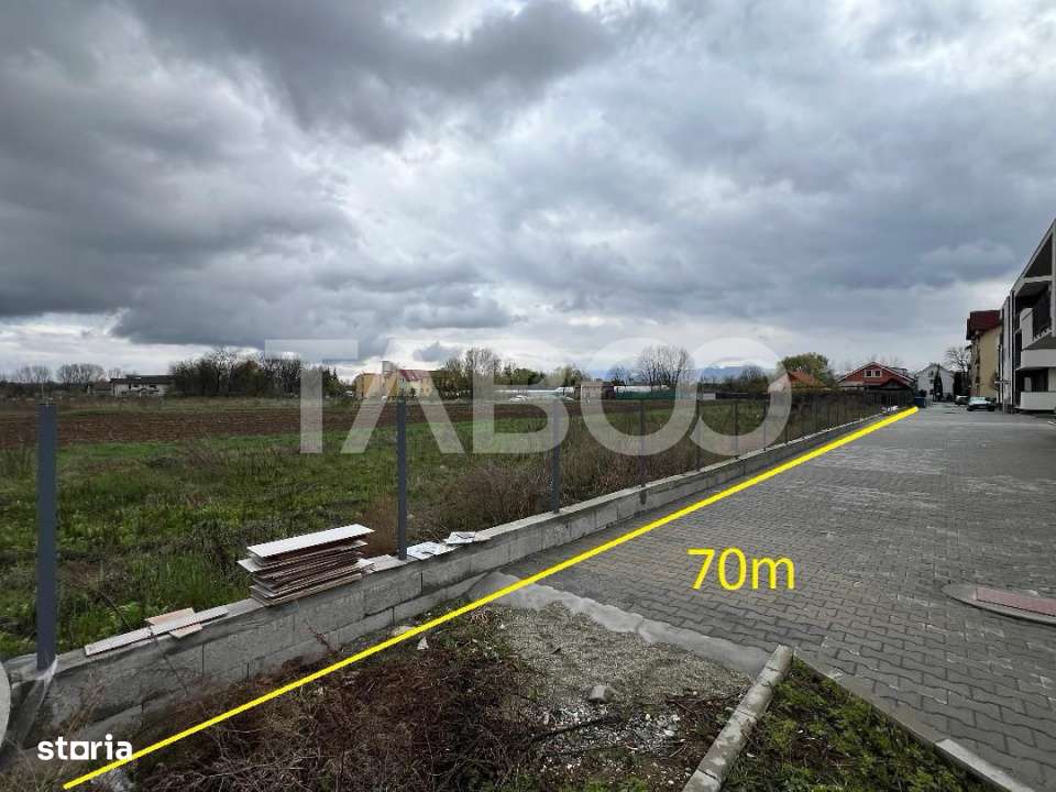 Teren COMISION 0% 890 mp intravilan de vanzare  zona Lazaret Sibiu - Imagine principală: 5/5