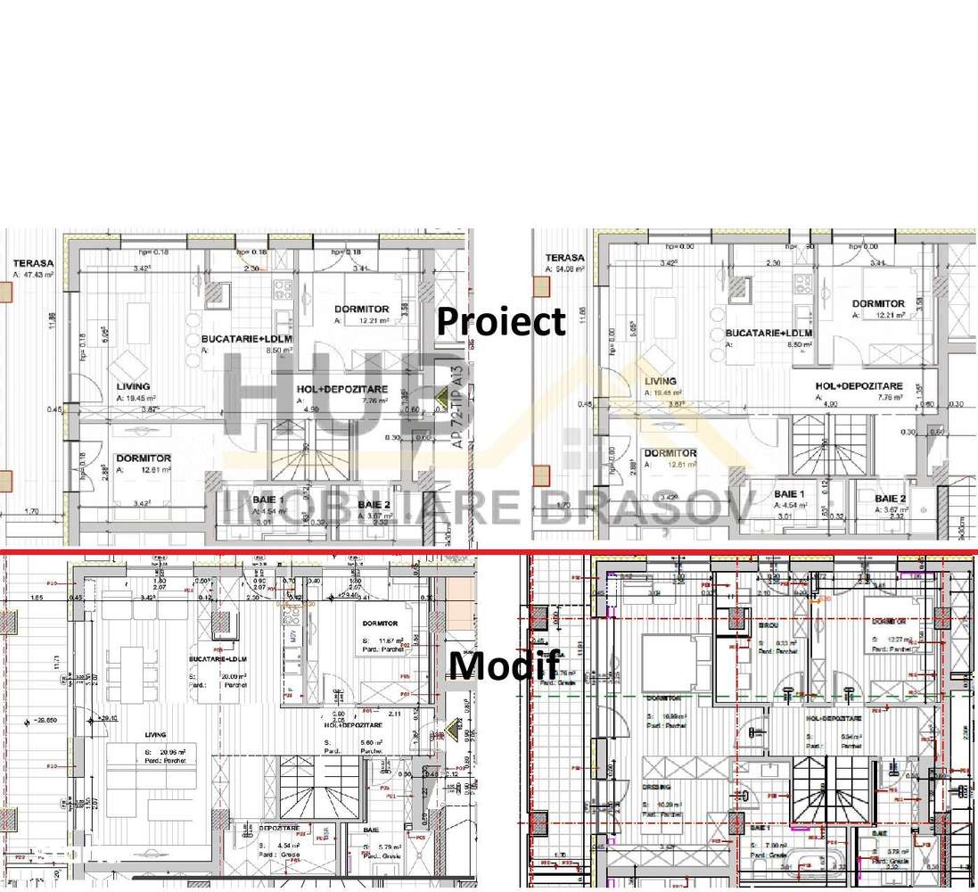 De vanzare Penthouse 2 Nivele | 6 Camere | Racadau | 140mp Utili | ter-11