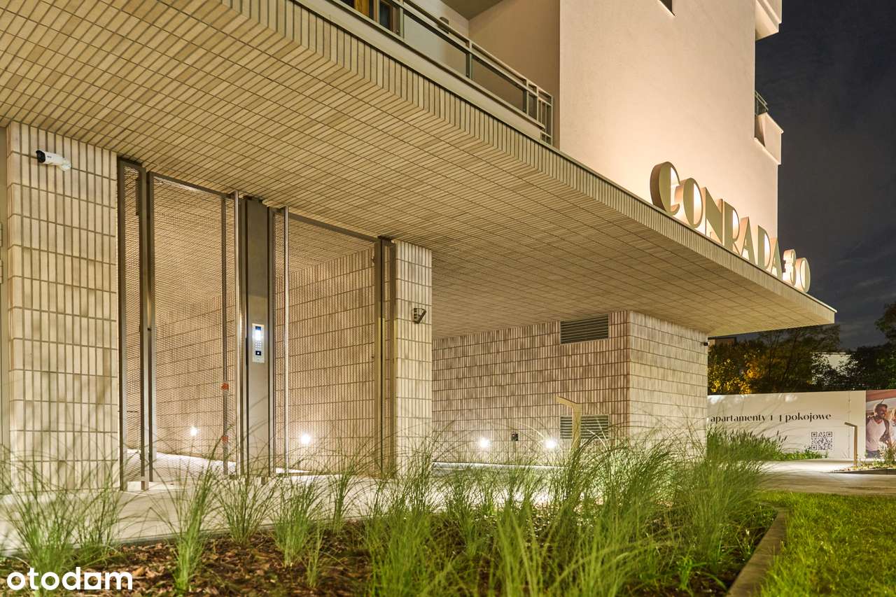Mieszkanie 1-pokojowe z loggią w gotowej inwestycji Conrada 30-9