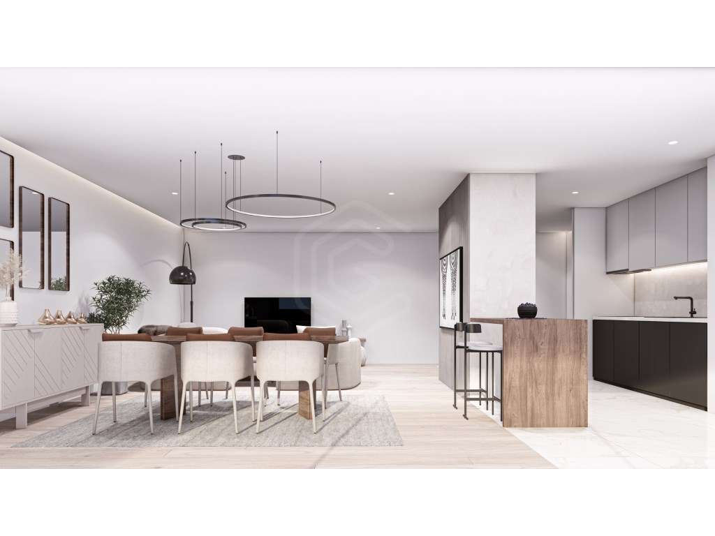 Apartamento T1, com varanda e um lugar de garagem. - Grande imagem: 5/25