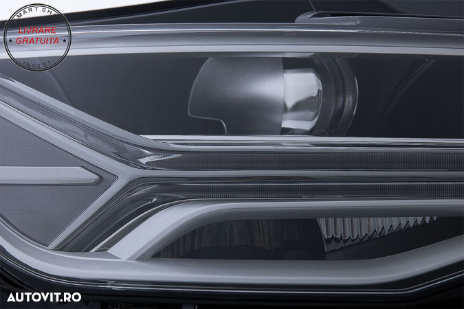 Faruri Full LED Audi A6 4G C7 (2011-2018) Facelift Matrix Design Semnalizare Dinam- livrare gratuita - 13