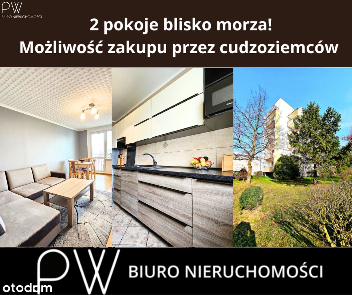 2 pokoje, blisko morza, spółdzielcze własnościowe