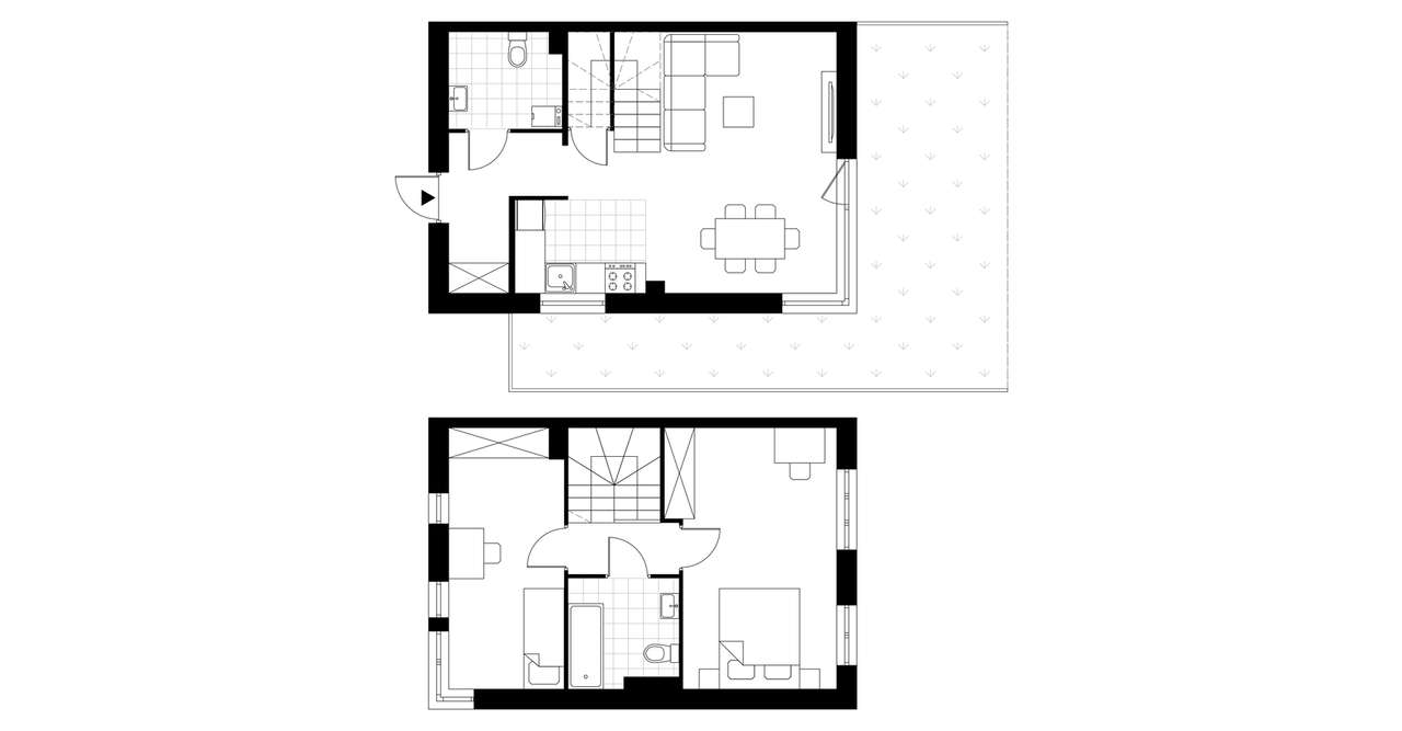 3-pokojowy dom 76m2 + ogródek Bez Pośredników - Pełny obrazek: 2/7