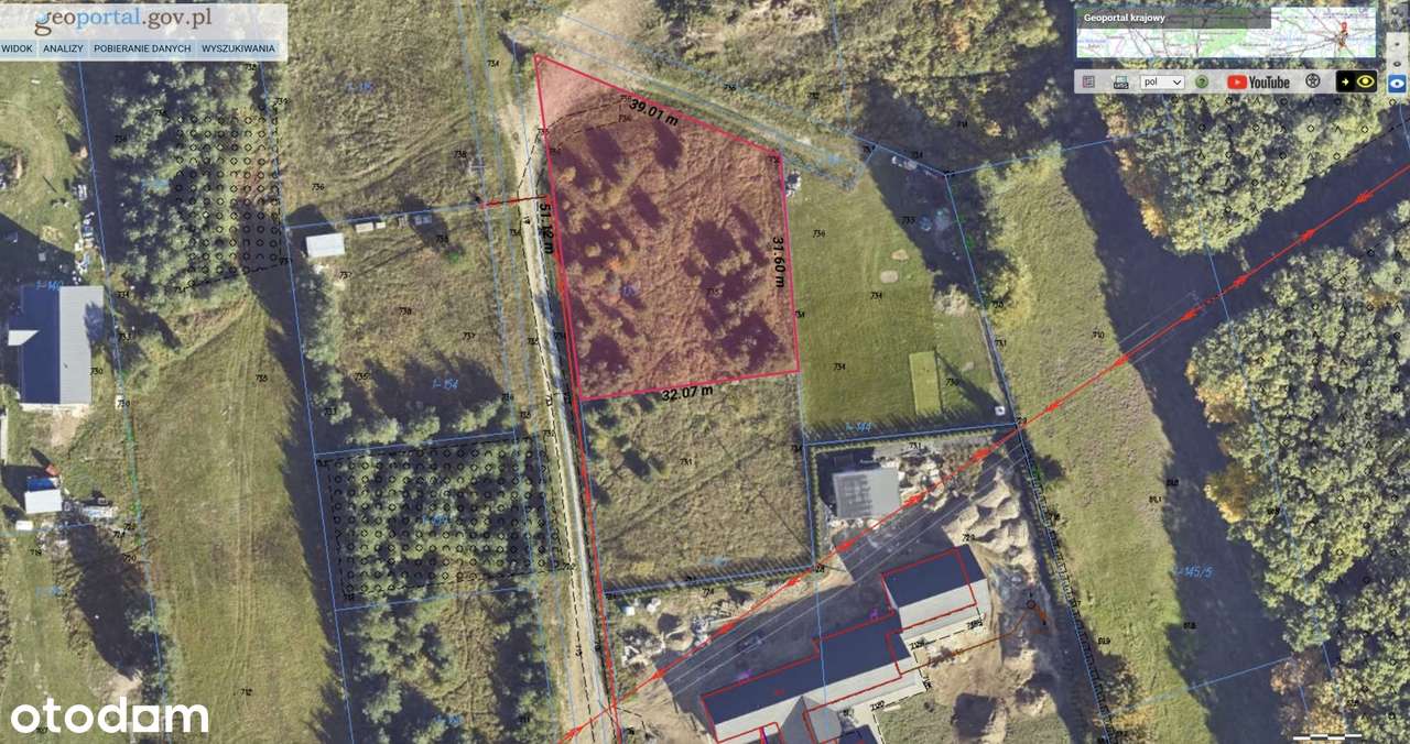 Wyjątkowa działka w otoczeniu lasu - ul. Wyspiańskiego z MPZP-12