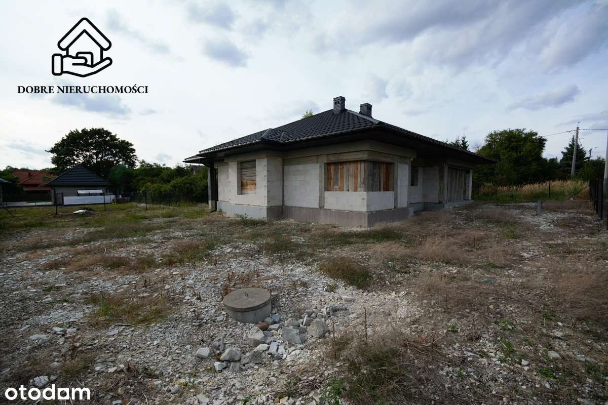 Dom parterowy 146 m2 - stan surowy - Rejowiec Fab. - Pełny obrazek: 5/6