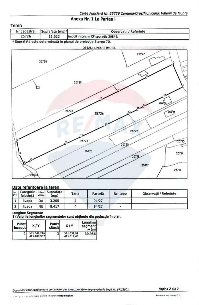 Teren intravilan 11.500 mp – Strada Cismari Vălenii de Munte - Imagine principală: 5/11