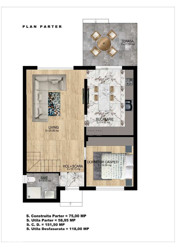 ULTIMA Vila 5camere/DORMITOR PARTER/ÎNCĂLZIRE PARDOSEALA/TVA INCLUS/-9