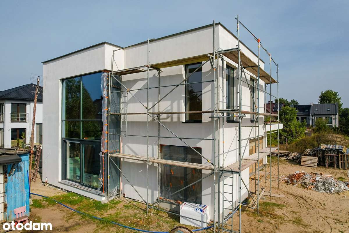 Nowoczesny dom z dużymi przeszkleniami  | Prestiżowa lokalizacja-0