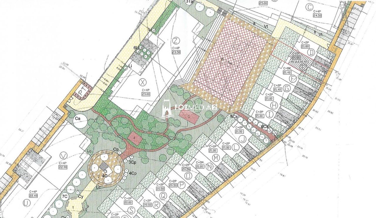 Terreno para construção de moradia geminada T4