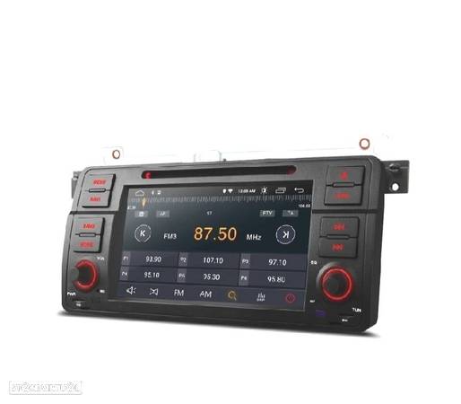 AUTO RÁDIO GPS ANDROID 10 PARA BMW E46 ROVER 75 MG ZT - 6