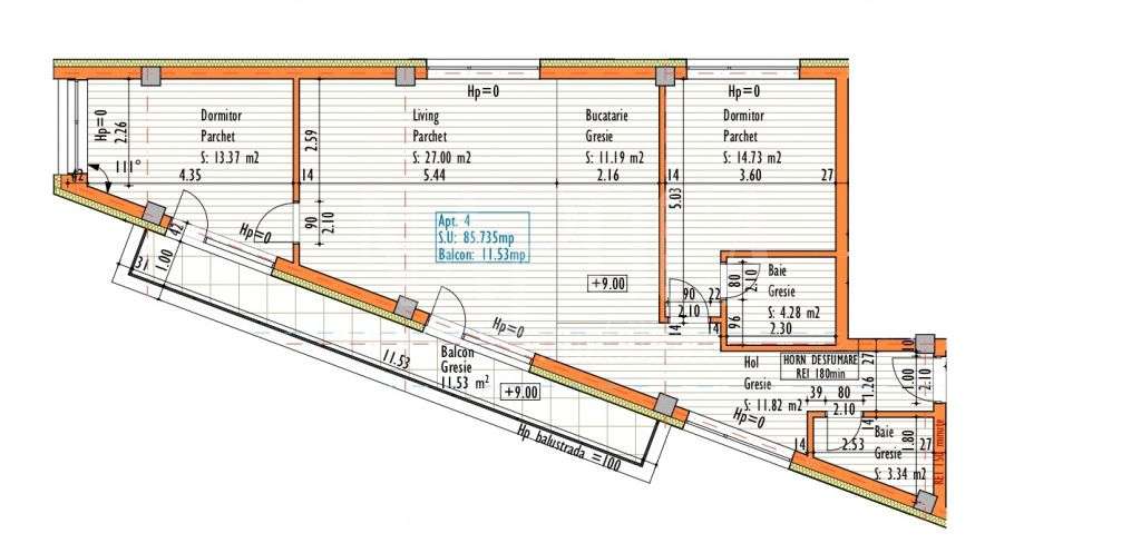 Apartament 3 camere de vanzare in Grigorescu, Cluj Napoca - Imagine principală: 4/4