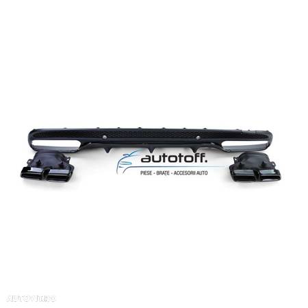 Difuzor bara spate Mercedes W205 C-Class (14-18) C63 Black Design - 2