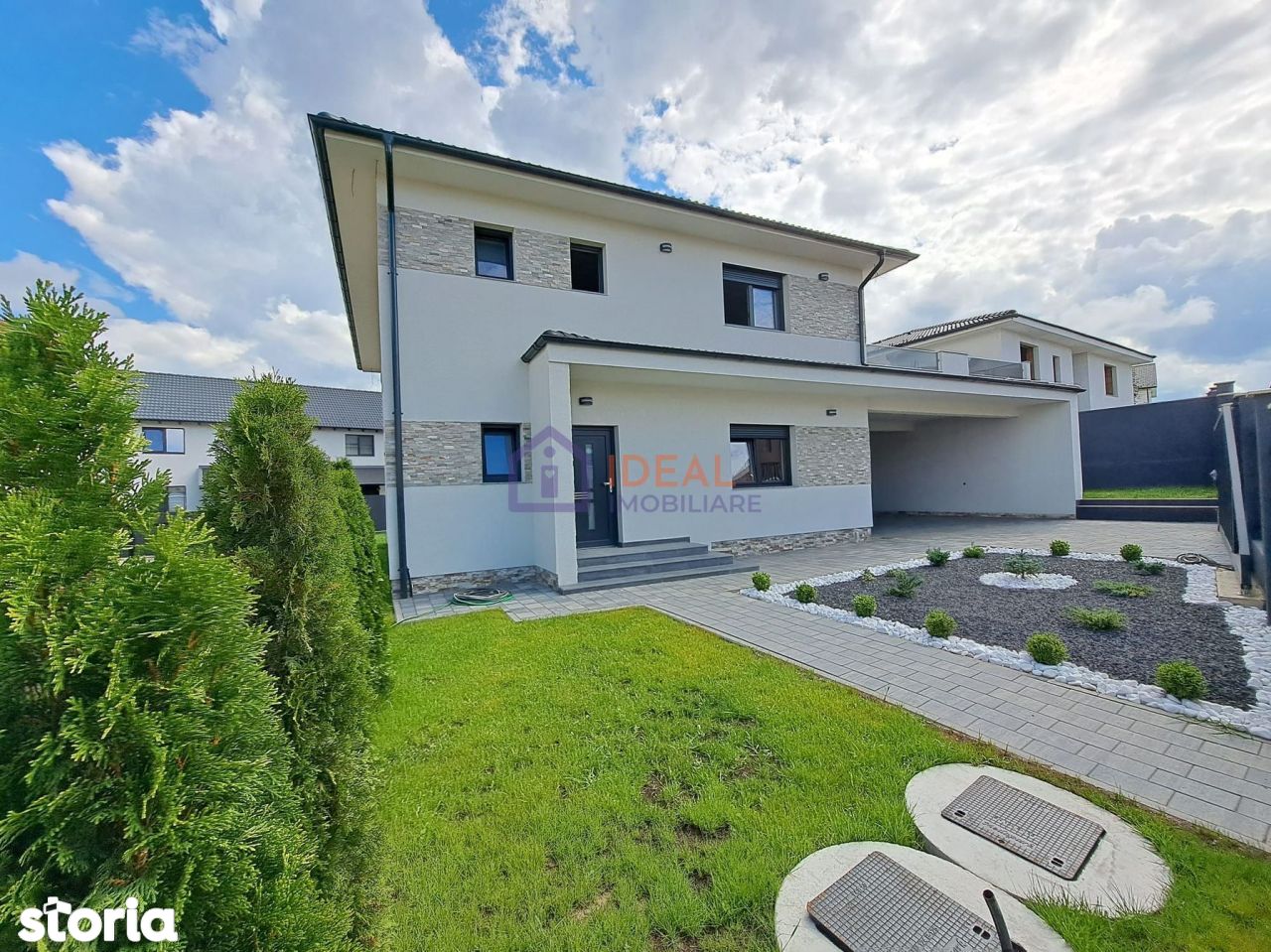 Casa Individuala Moderna cu 5 camere si 450 mp de curte, zona Selimbar