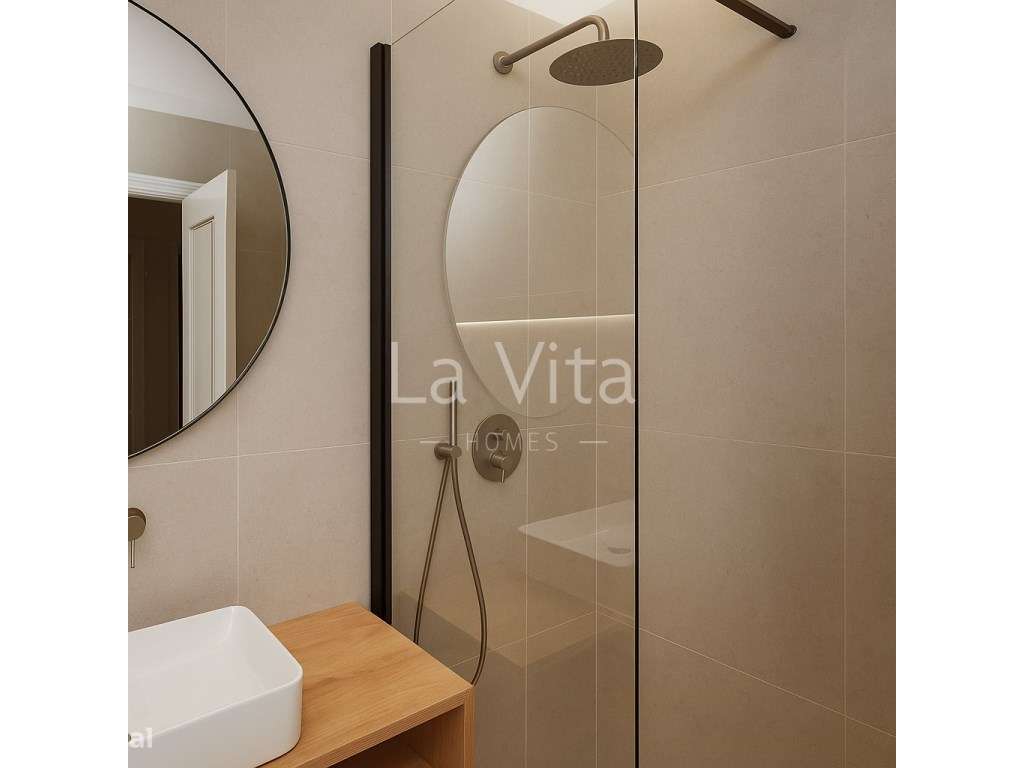 Apartamento T3, totalmente remodelado, no Bairro do Rosário em Casc...-19