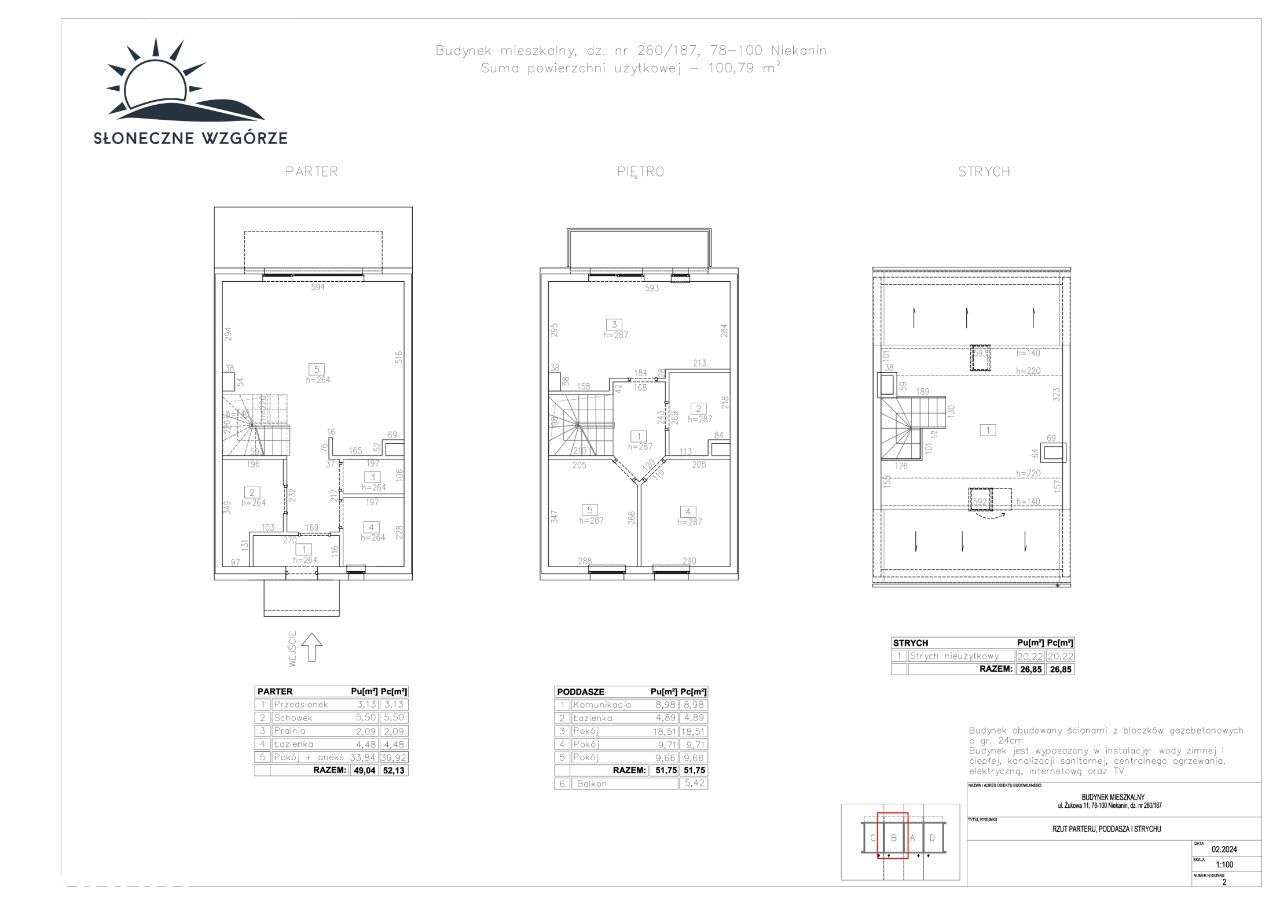 Słoneczne Wzgórze - Dom gotowy do zamieszkania 105-15