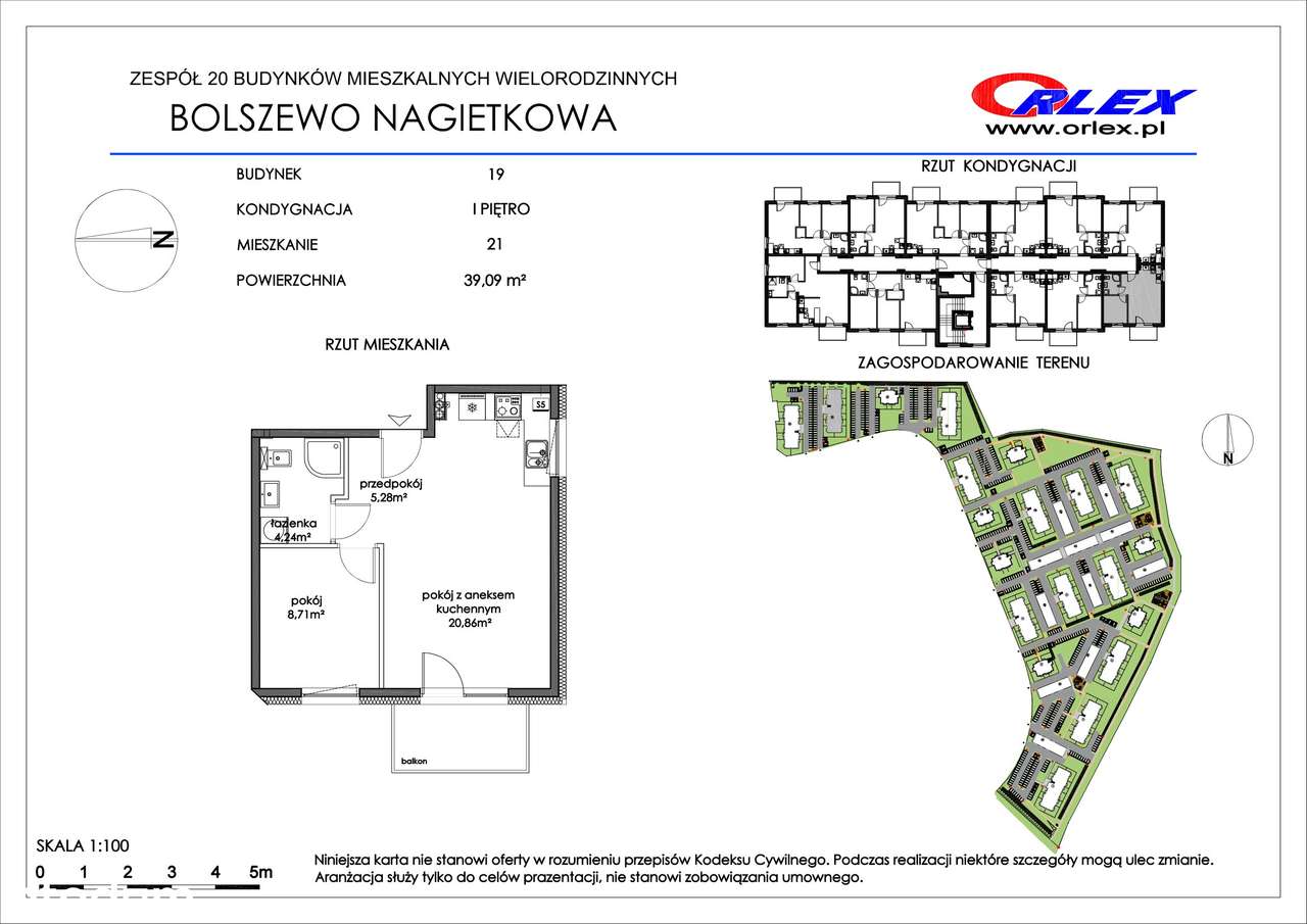 Słoneczne mieszkanie. Bolszewo ul. Nagietkowa 38/21