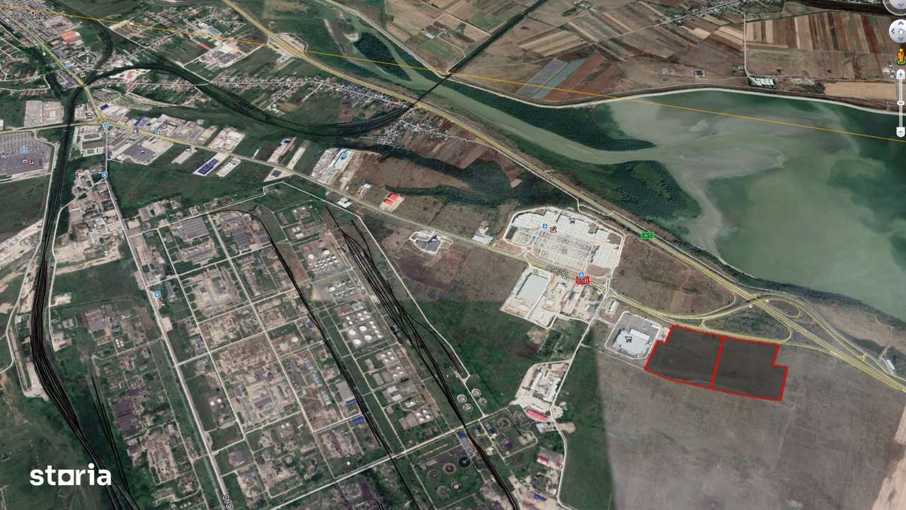 Vand 60 000 mp teren c-c, intravilan, langa Metro, Pitesti DN 65 b-7