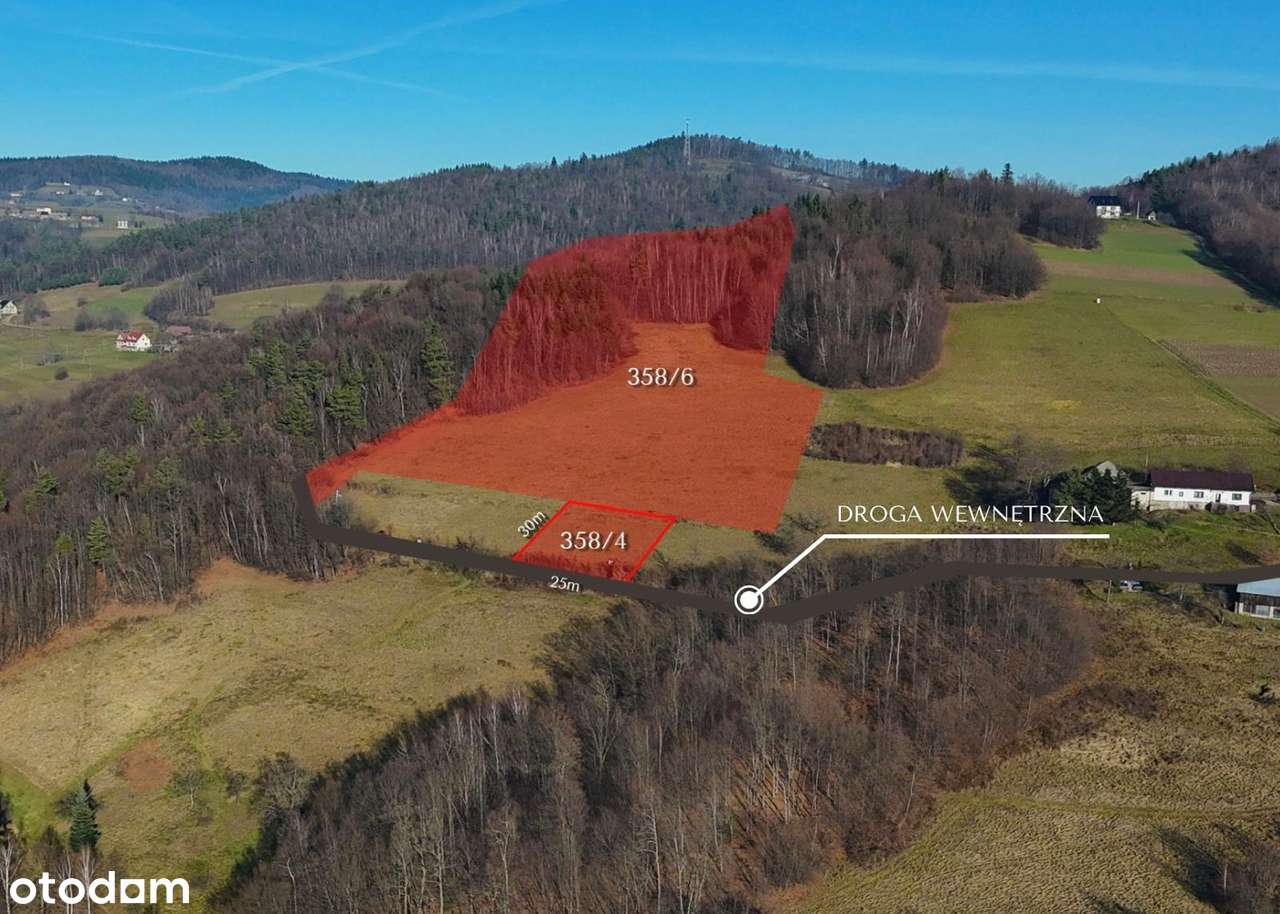 Działka rolno-budowlana z potencjałem-Laskowa - Pełny obrazek: 2/8