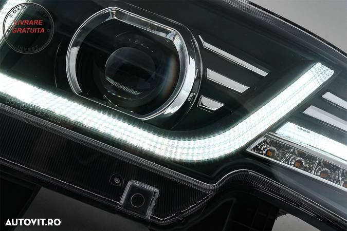 Faruri LED cu Semnal Dinamic si Grila Centrala compatibile cu Toyota FJ Cruiser XJ- livrare gratuita - 5