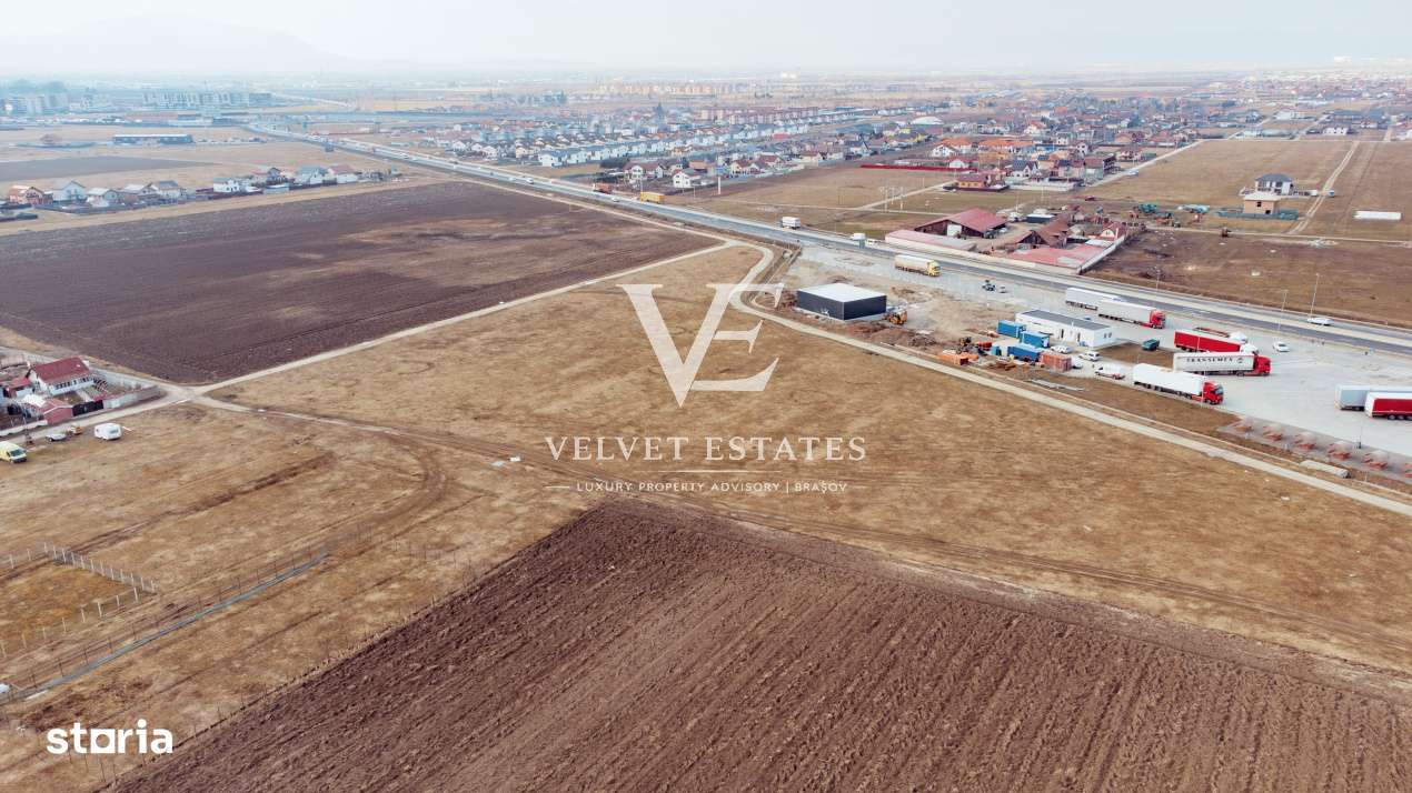 Teren 9.026 mp Sanpetru/Brasov – PUZ Aprobat Blocuri P+2E+M-6