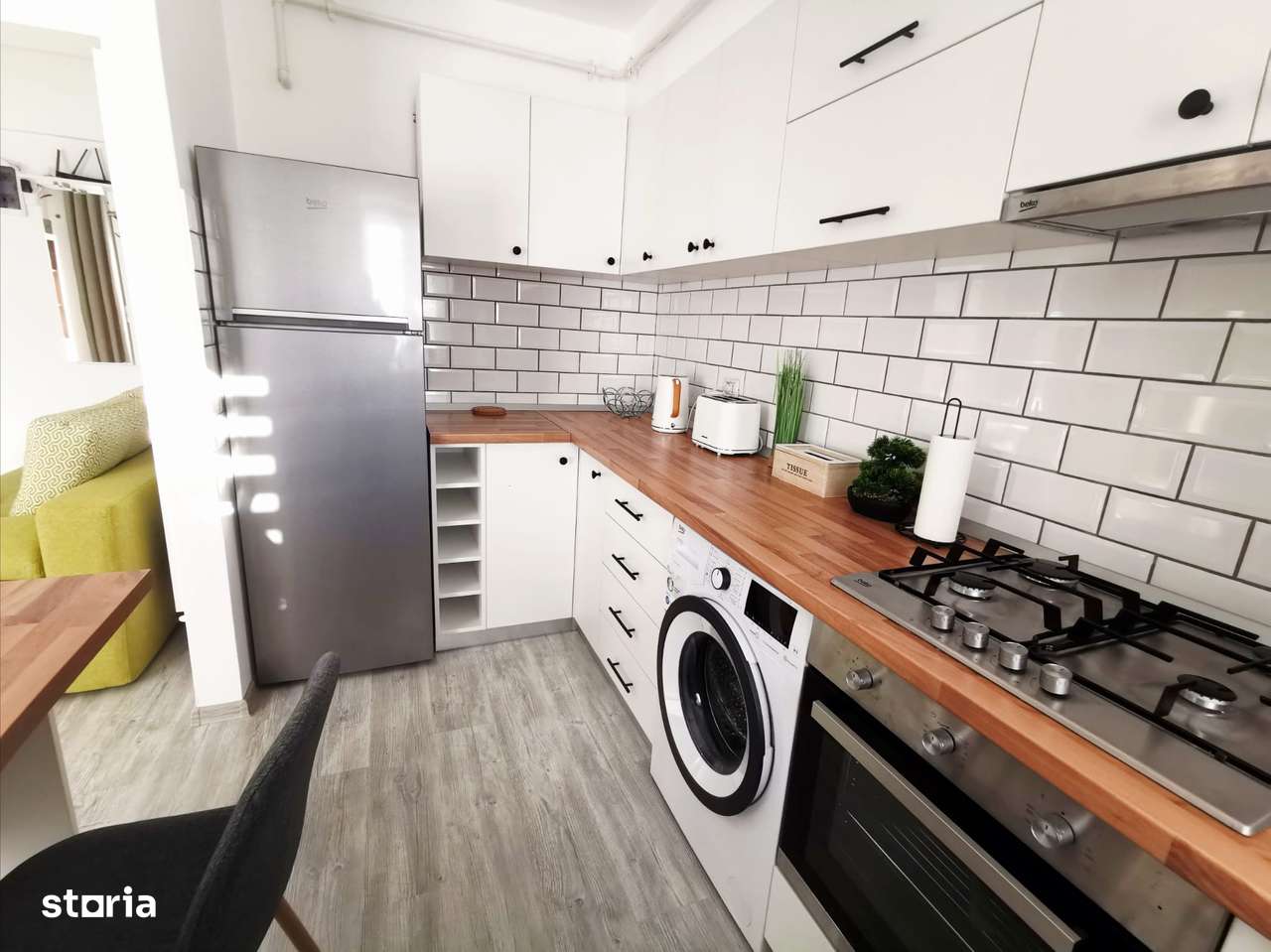 2 camere tip studio, loc de parcare, boxa, mobilat si utilat, Mall-1