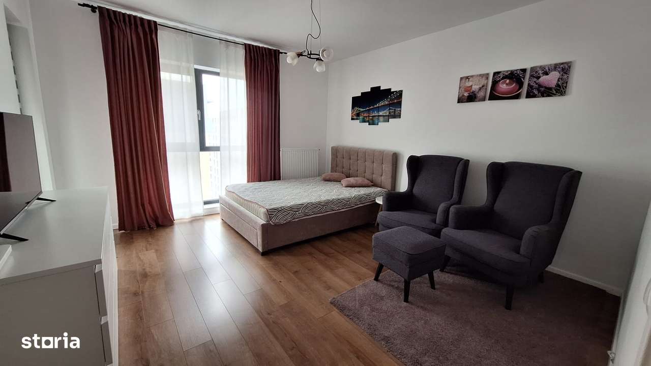 Garsoniera Exigent Plaza, zona linistita la 2 minute de Parcul Liniei - Imagine principală: 1/8