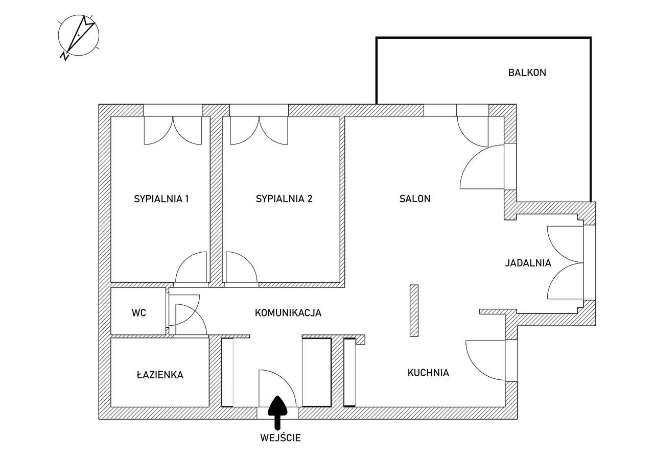 Duży balkon, garaż, piwnica, 3 pokoje-15