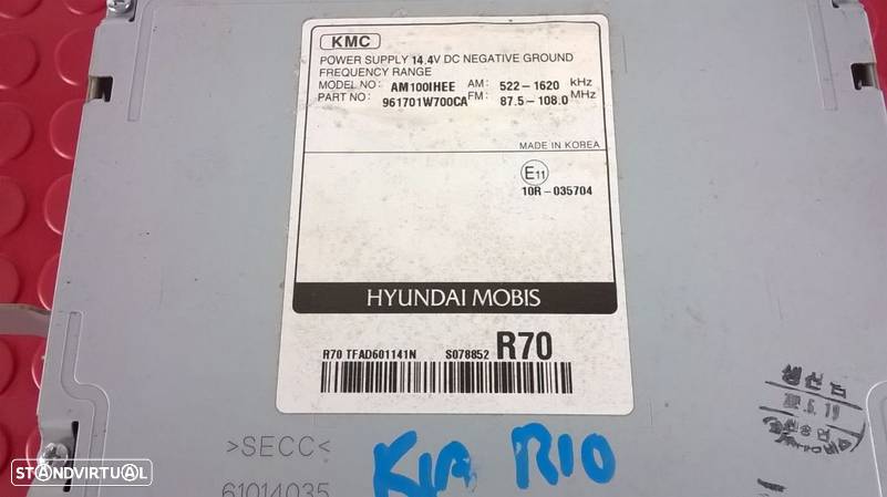 Radio - 961701W700CA [Kia Rio III] - 2