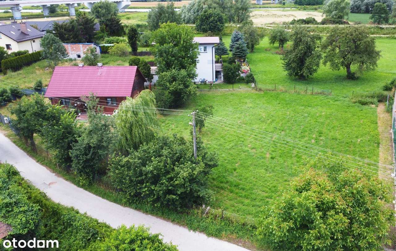 Drewniany dom 80m2 w Krakowie, Podgórze-Rybitwy | 50 arów