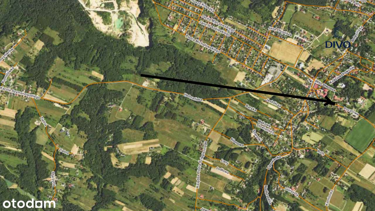 Płaza, działka zabudowana piętrowym domem-7