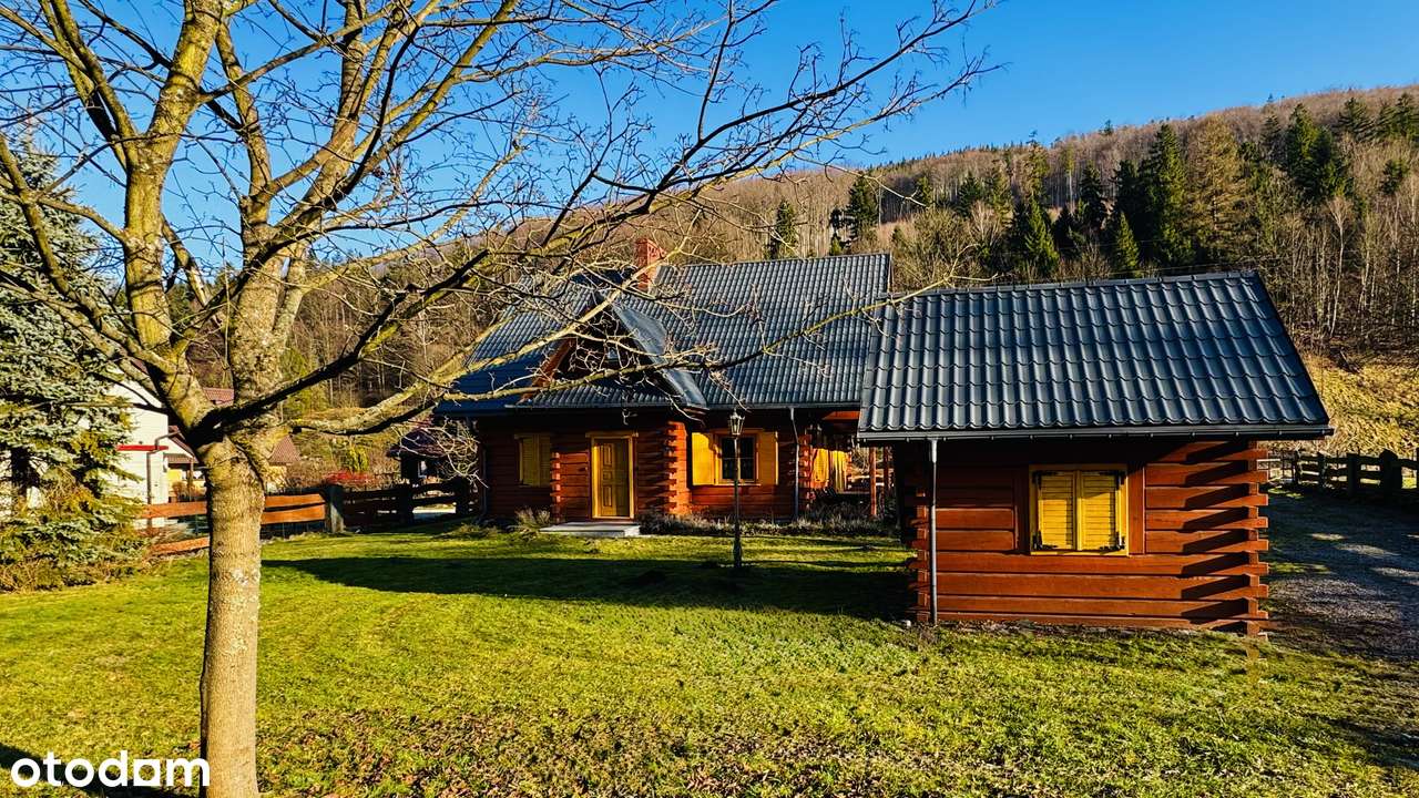 Piękny dom z bala z basenem pod Starym Groniem BRENNA-10